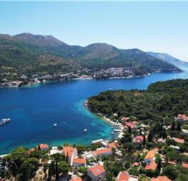 8 Bedroom Seaside Villa with Pool in Zaton Bay near Dubrovnik, Sleeps 17-23